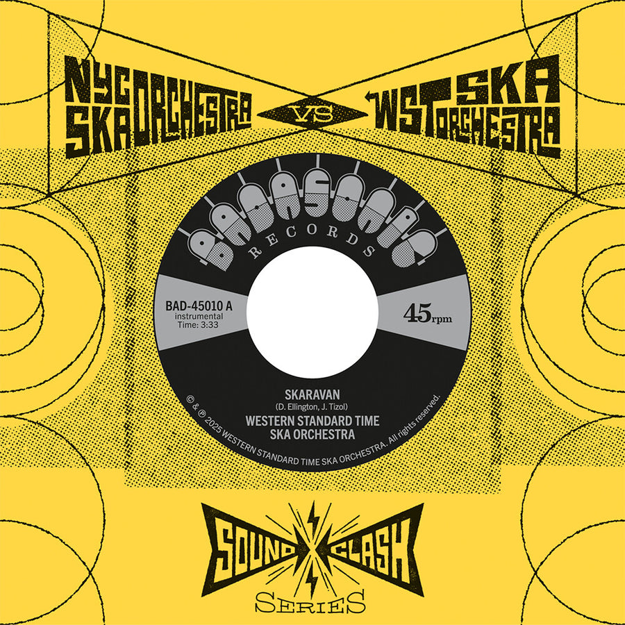 the album cover for Western Standard Time Ska Orchestra Vs New York City Ska Orchestra - SoundClash Vol. 4