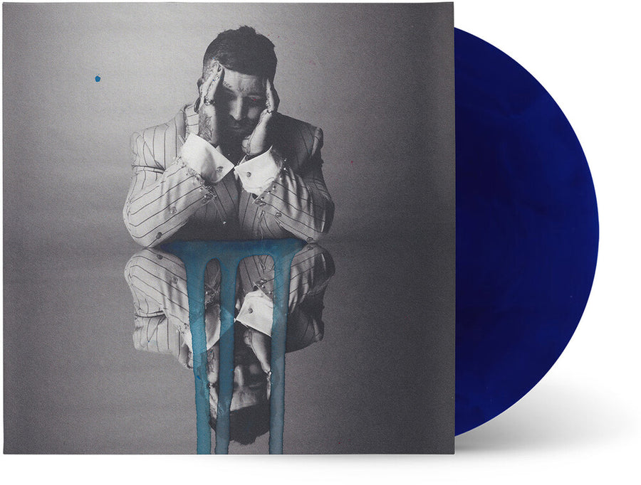 the album cover for Teddy Swims - UGLY [Ultra Marine Blue]