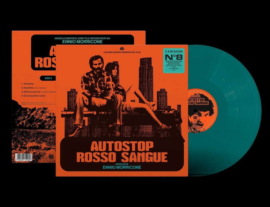 the album cover for Ennio Morricone  (Cvnl) (Cyn) (Reis) (Ita) - Autostop Rosso Sangue (Hitch-Hike) - O.S.T. - Cyan