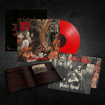 the album cover for Murder Squad - Unsane Insane & Mentally Deranged - Red Vinyl (Uk)