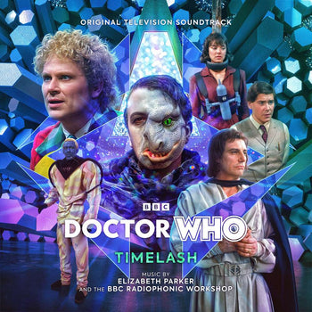 the album cover for Elizabeth Parker  & The Bbc Radiophonic Workshop - Doctor Who - Timelash - O.S.T. (Uk)