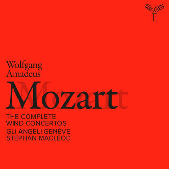 the album cover for Gli Geneve  Angeli - Mozart: The Complete Wind Concertos