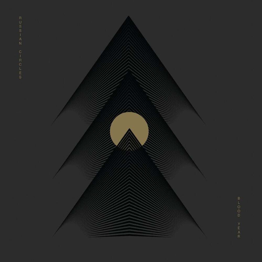 the album cover for Russian Circles - Blood Year [Indie Exclusive Seaweed W/ Black Splatter]