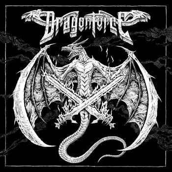 the album cover for DRAGONFORCE - DragonForce [Black]