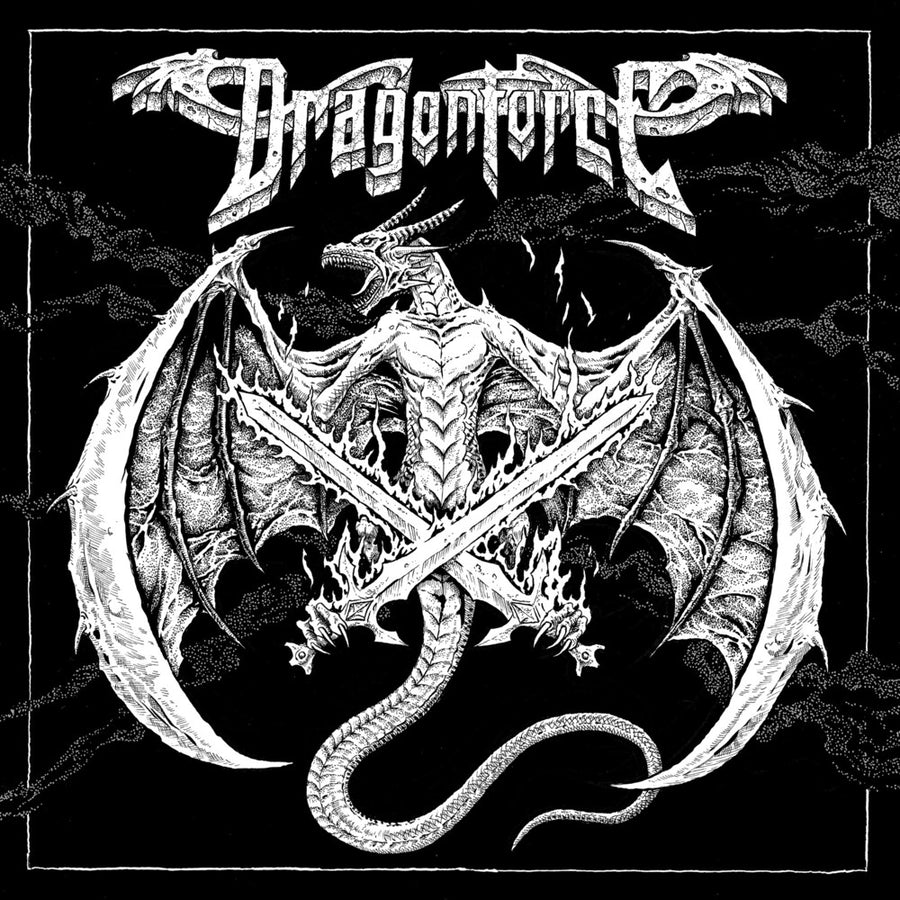 the album cover for DRAGONFORCE - DragonForce [Black]
