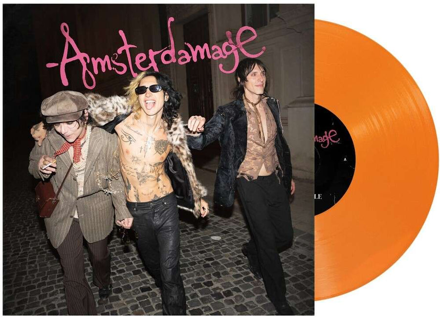 the album cover for Palaye Royale - Amsterdamage [Indie Exclusive Opaque Orange]