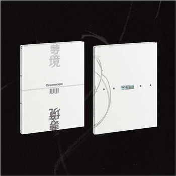the album cover for JEONGHAN x JOSHUA - JxJ 1st Mini Album 'DREAMSCAPE' [Dreamchasers Ver.]