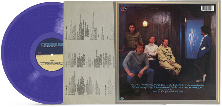 the album cover for Steve Gibbons  Band - Down In The Bunker - Blue (Blue) [Colored Vinyl] [180 Gram]