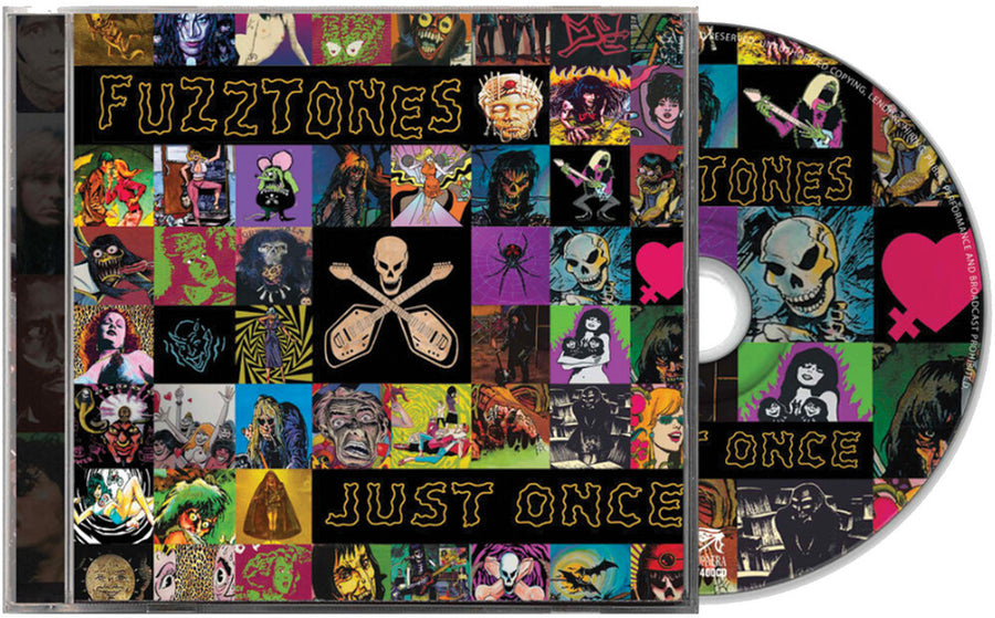 the album cover for The Fuzztones - Just Once