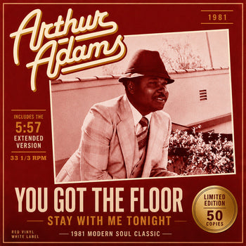 the album cover for Arthur Adams - You Got The Floor / Stay With Me [Signed]