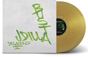 the album cover for Busta Rhymes / J Dilla - Dillagence Ii [Indie Exclusive] Gold [Colored Vinyl] (Gol) [Indie Exclusive]
