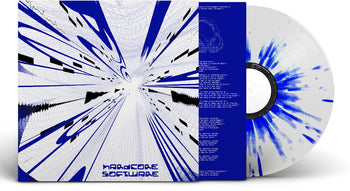 the album cover for Dj Dave - Hardcore Software - White/Blue (Blue) [Colored Vinyl] (Wht)