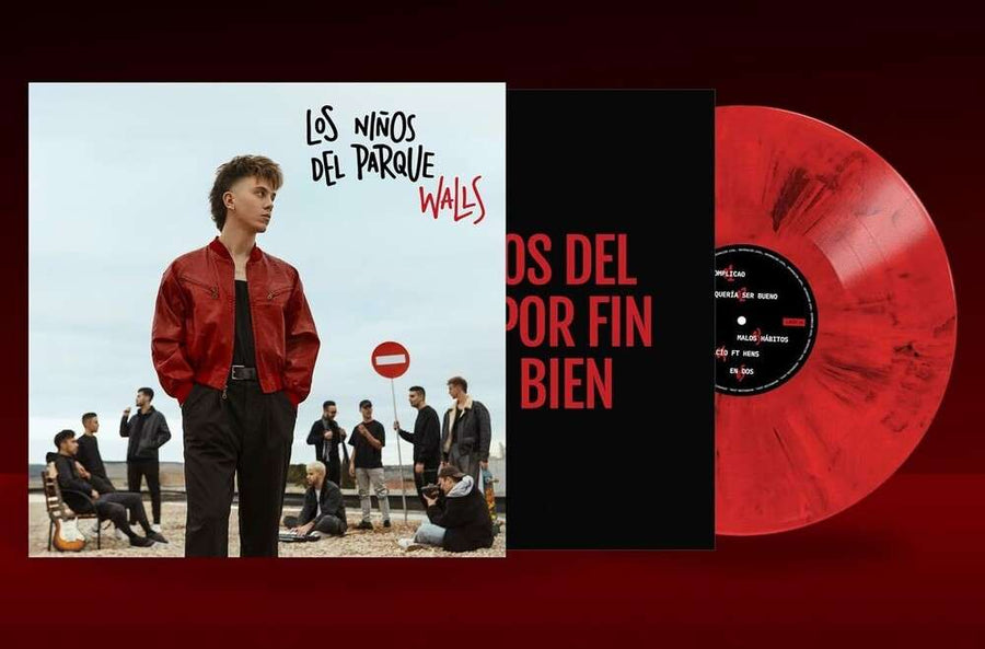 the album cover for Walls - Los Ninos Del Parque - Red Vinyl [Colored Vinyl] (Red)