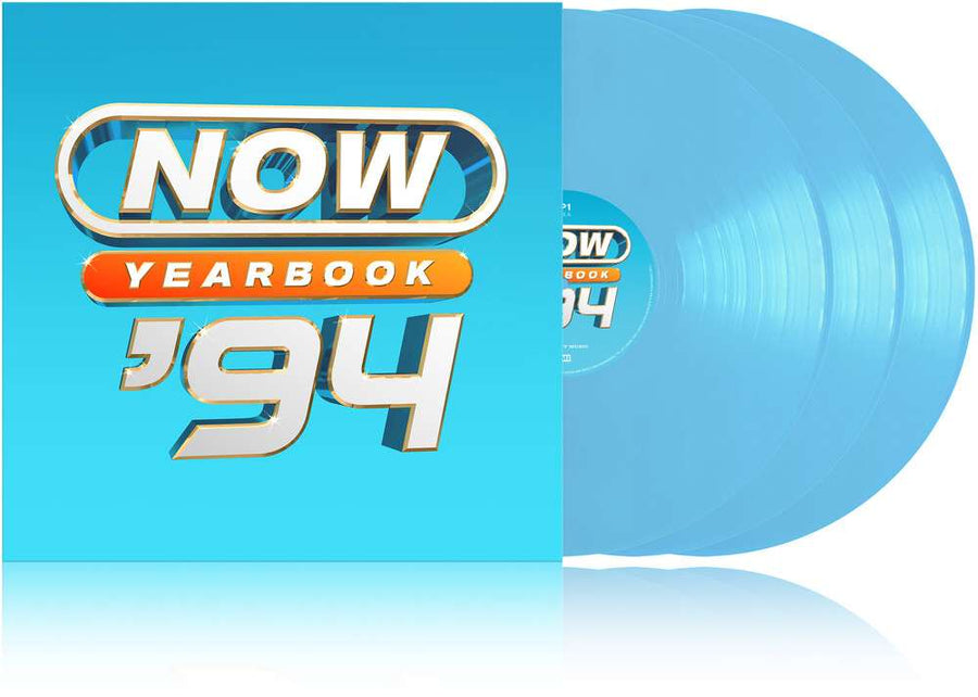 the album cover for Now Yearbook 1994 / Various (Blue) (Colv) (Uk) - Now Yearbook 1994 / Various (Blue) [Colored Vinyl] (Uk)