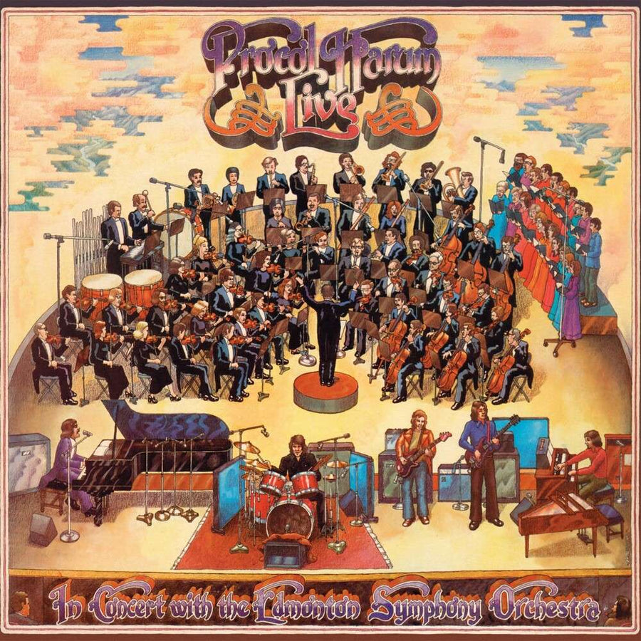 the album cover for Procol Harum - Live In Concert With Edmonton Symphony Orchestra