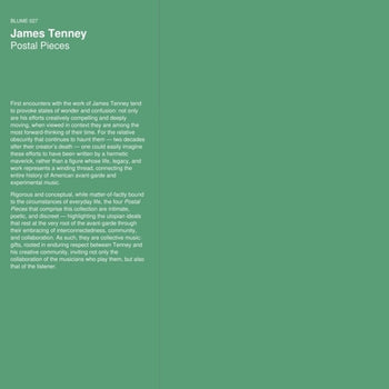 the album cover for James Tenney - Postal Pieces