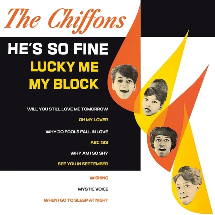 the album cover for Chiffons - He's So Fine