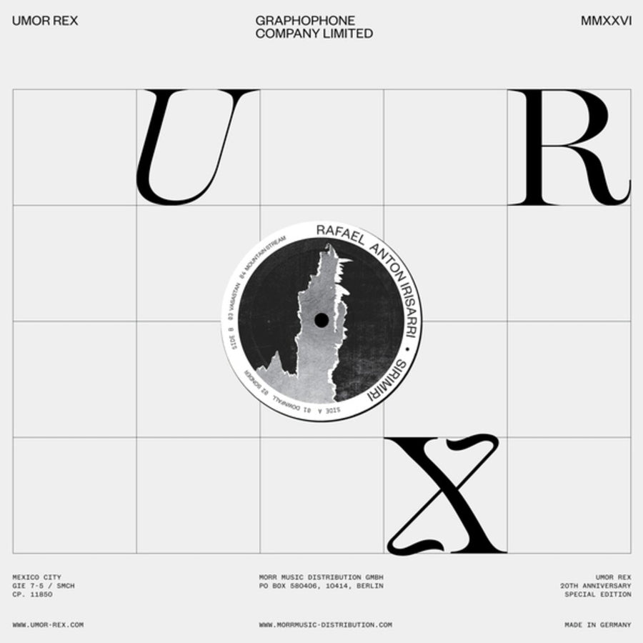the album cover for Rafael Irisarri  Anton - Sirimiri