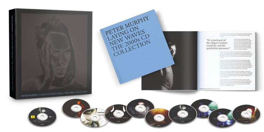 the album cover for Peter Murphy - Laying On New Waves: The 2000s Collection (W/Book)