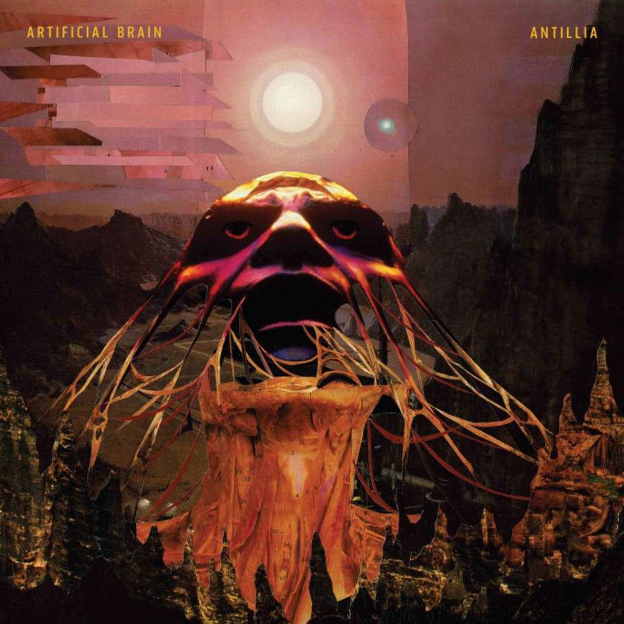 the album cover for Artificial Brain - Antillia