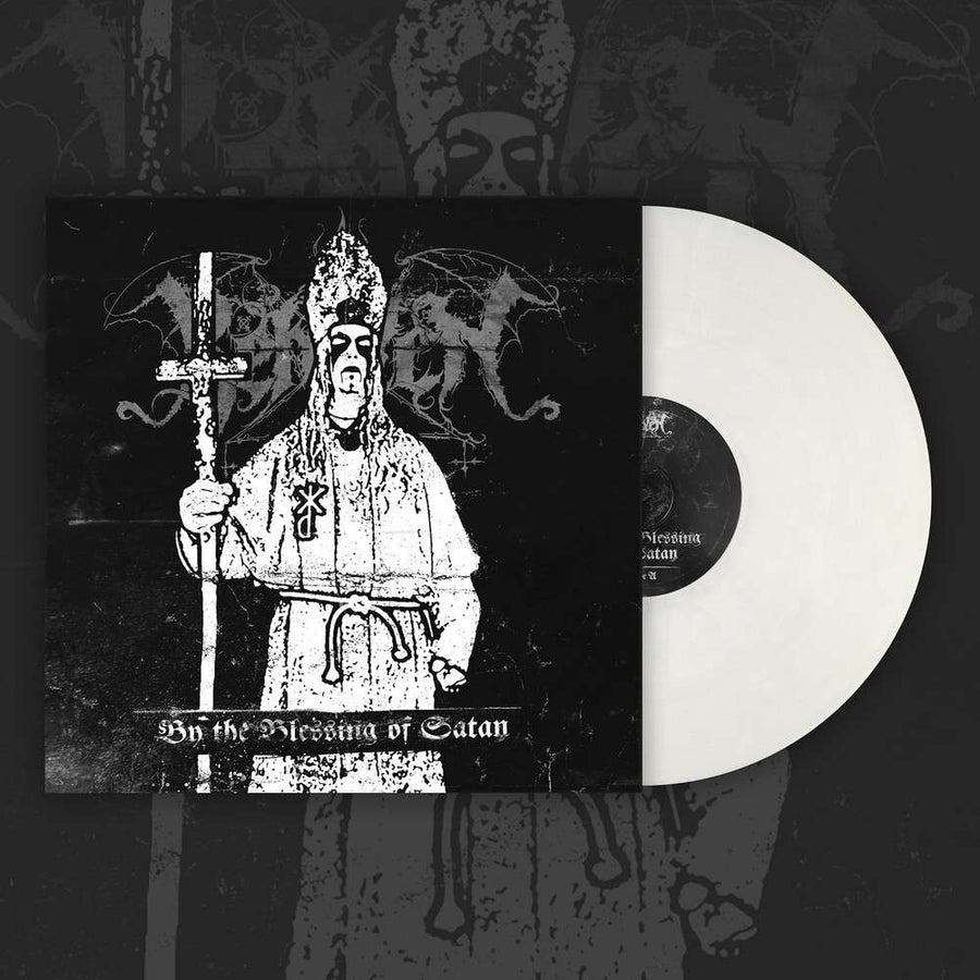 the album cover for Behexen - By The Blessing Of Satan [Colored Vinyl] (Wht)