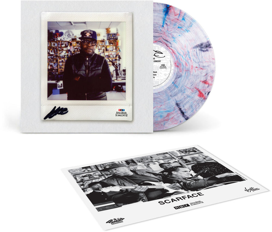 the album cover for Scarface - NPR Tiny Desk Concert [Indie Exclusive Smoke Signal Color]