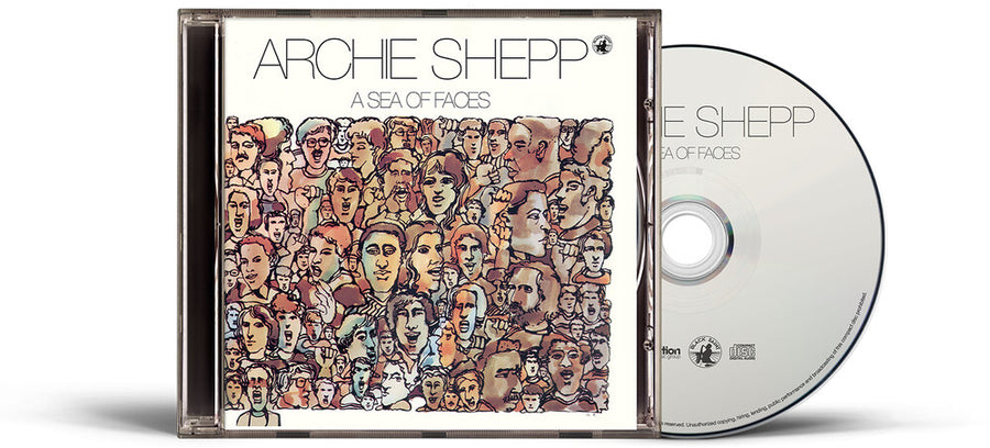 the album cover for Achie Shepp - Sea Of Faces [Reissue]