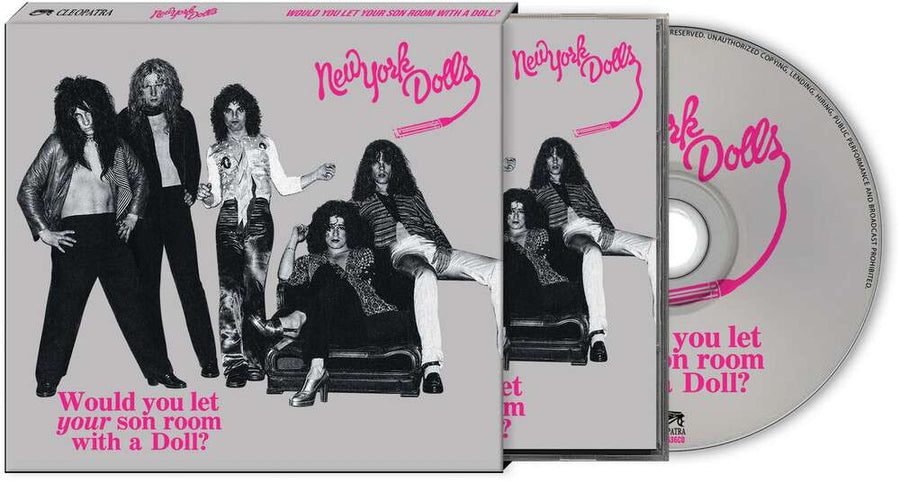 the album cover for New York Dolls - Would You Let Your Son Room With A Doll