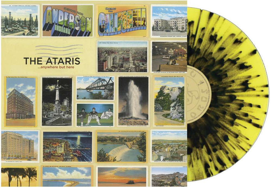 the album cover for The Ataris - ...Anywhere But Here [Black Yellow Splatter]