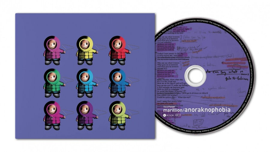 the album cover for Marillion - Anoraknophobia - 25th Anniversary [Digipak] (Uk)