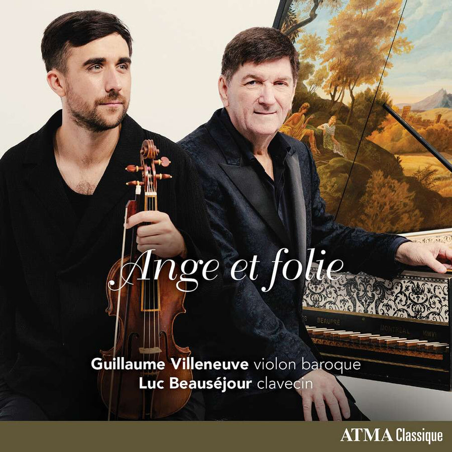 the album cover for Guillaume Villeneuve - Ange Et Folie
