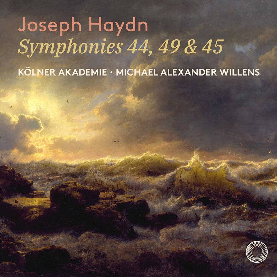 the album cover for Kolner Akademie - Joseph Haydn: Syms 44 49 & 45