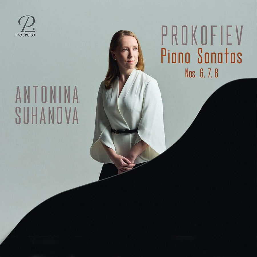 the album cover for Antonina Suhanova - Piano Sons 6 7 & 8