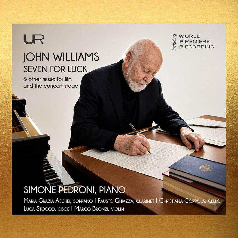 the album cover for Simone Pedroni - Williams: Seven For Luck & Other Music For Film &