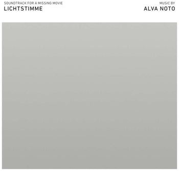 the album cover for Alva Noto - Lichtstimme