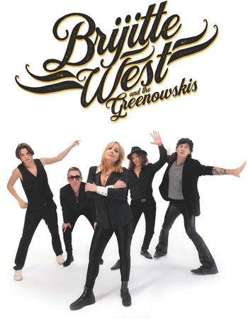 the album cover for Brijitte West  & Greenowskis - Brijitte West And The Greenowskis