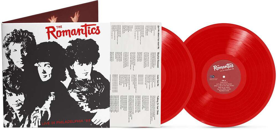 the album cover for Romantics - Live In Philadelphia '85 [Colored Vinyl] (Gate) [180 Gram] (Red)