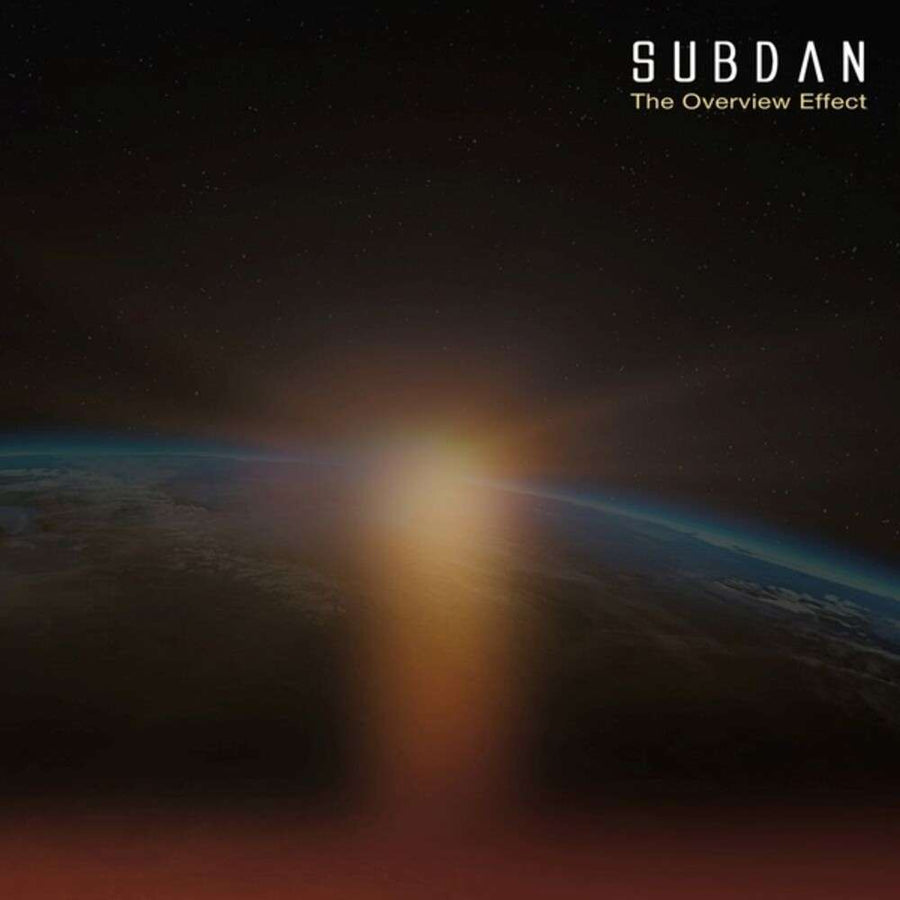 the album cover for Subdan - Overview Effect