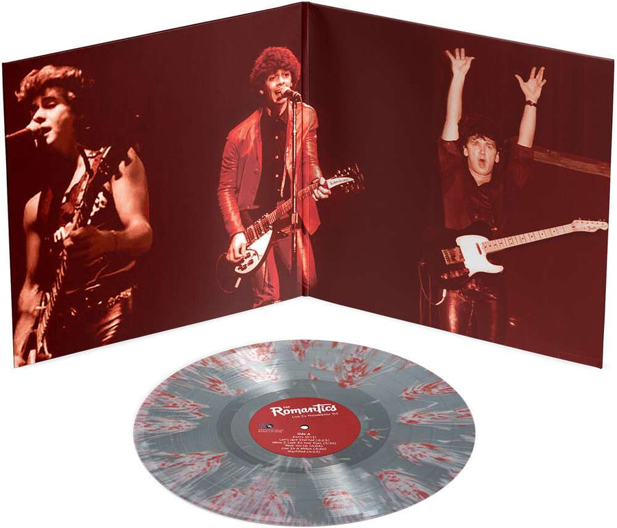 the album cover for Romantics - Live In Philadelphia '85 [Clear Vinyl] (Gate) [180 Gram]