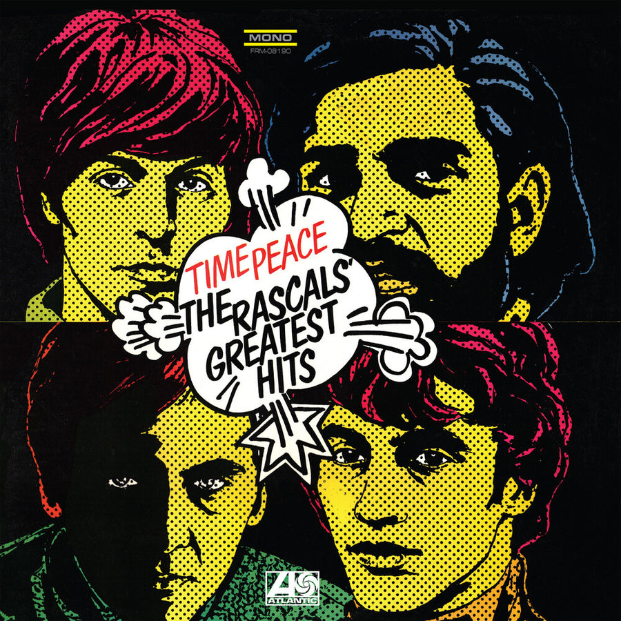 the album cover for Rascals - Time Peace: Greatest Hits [Clear Vinyl] [Limited Edition] (Red)