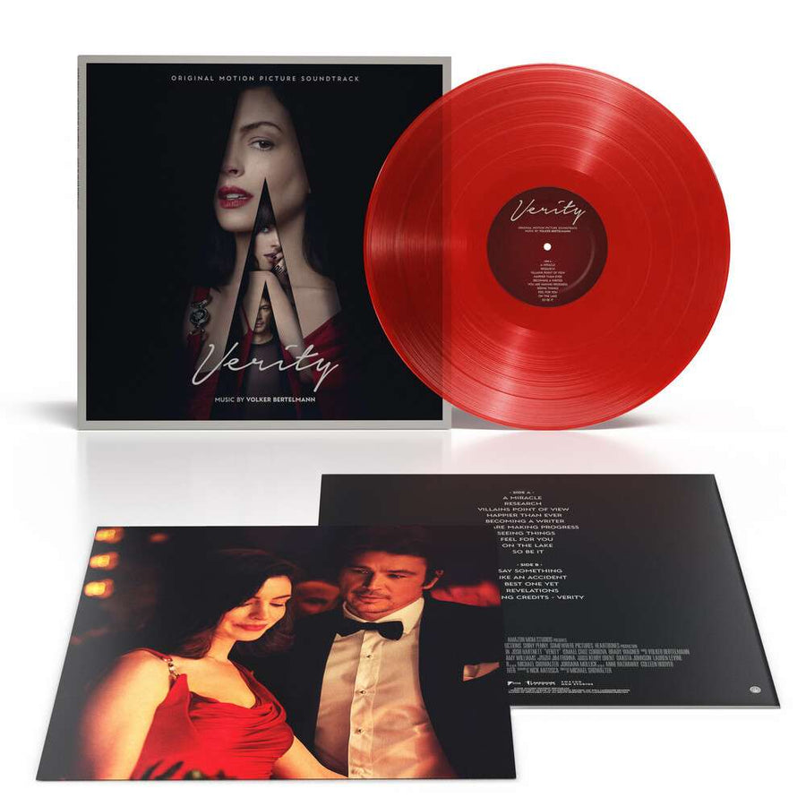 the album cover for Volker Bertelmann  (Cvnl) (Red) - Verity - O.S.T. [Clear Vinyl] (Red)