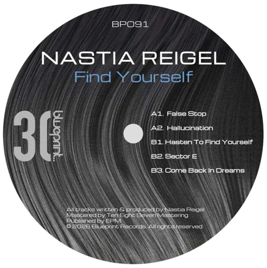 the album cover for Nastia Reigel - Find Yourself (Ep)