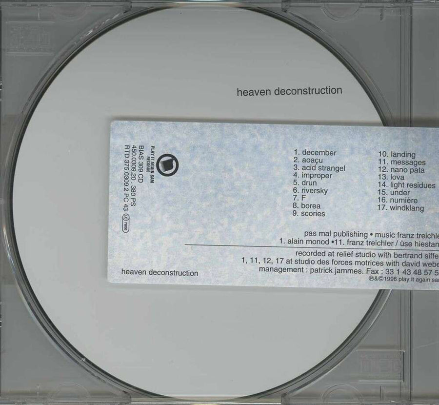 the album cover for Young Gods - Heaven Deconstruction (30th Anniversary) (Aniv)