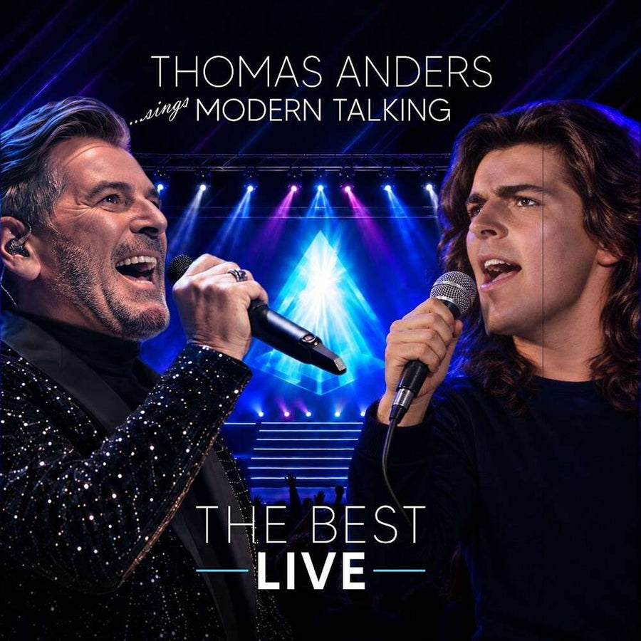 the album cover for Thomas Anders - Sings Modern Talking: Live In Concert