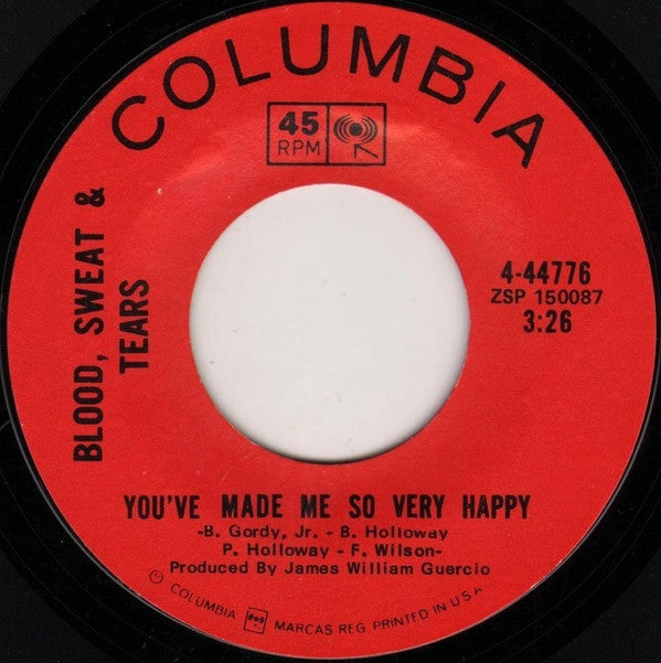 You've Made Me So Very Happy - Blood, Sweat And Tears