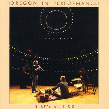the album cover for Oregon - In Performance