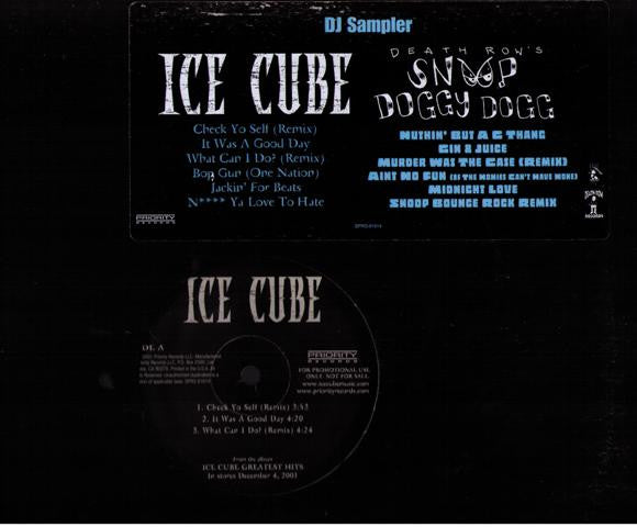 Greatest Hits - DJ Sampler - Ice Cube / Snoop Dogg