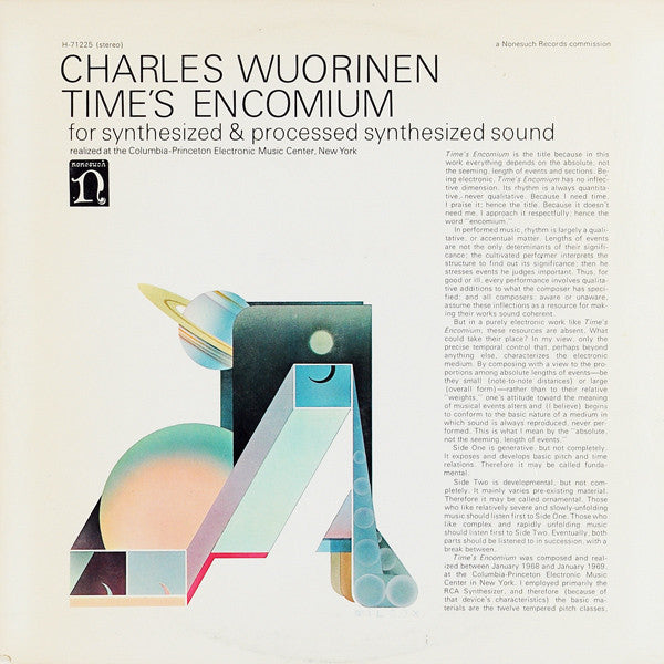 Time's Encomium (For Synthesized & Processed Synth - Wuorinen, Cha