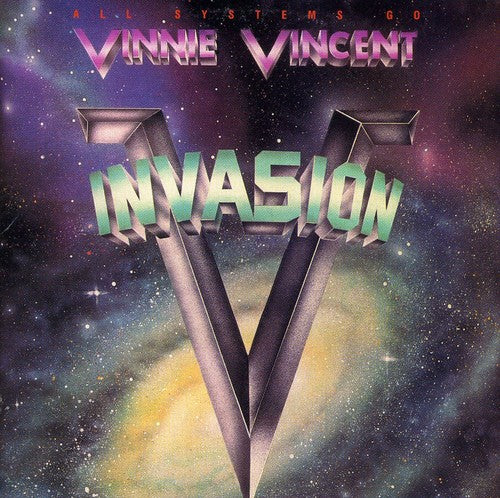 the album cover for Vinnie Vincent - All Systems Go