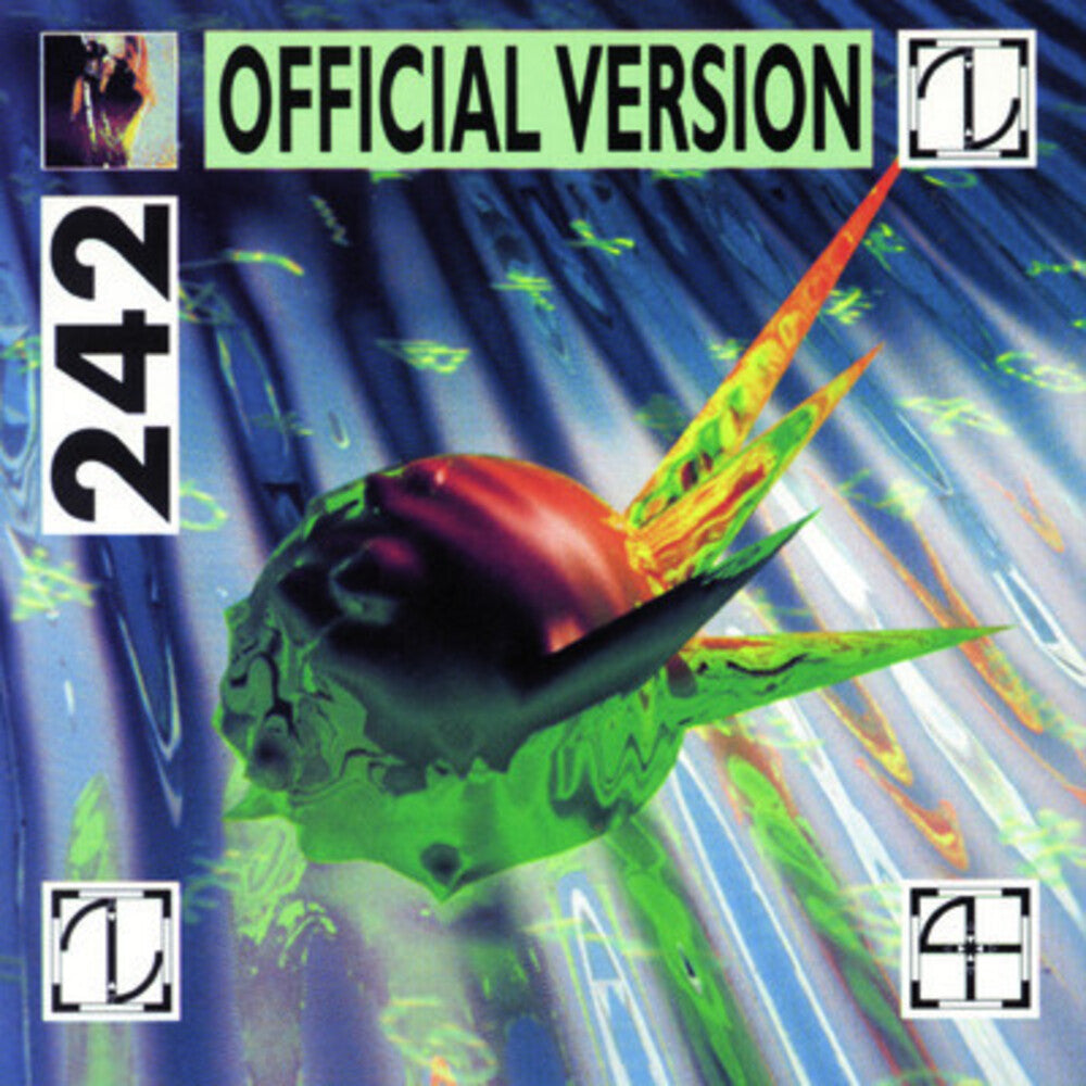 the album cover for Front 242 - Official Version